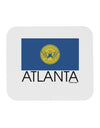 Atlanta Georgia Flag Text Mousepad by TooLoud-TooLoud-White-Davson Sales