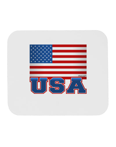 USA Flag Mousepad-TooLoud-White-Davson Sales