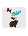 Oh Snap Chocolate Easter Bunny Mousepad-TooLoud-White-Davson Sales