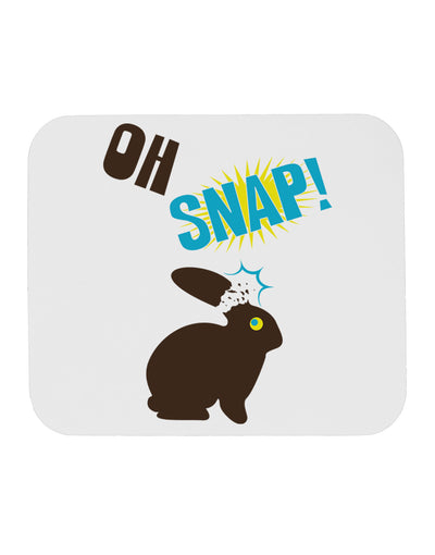 Oh Snap Chocolate Easter Bunny Mousepad-TooLoud-White-Davson Sales