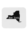 New York - United States Shape Mousepad by TooLoud-TooLoud-White-Davson Sales