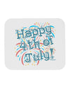 Happy 4th of July - Fireworks Design Mousepad-TooLoud-White-Davson Sales