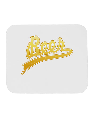 Beer Jersey Mousepad-TooLoud-White-Davson Sales