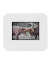 CO Bighorn Head Butt Desaturated Mousepad-TooLoud-White-Davson Sales