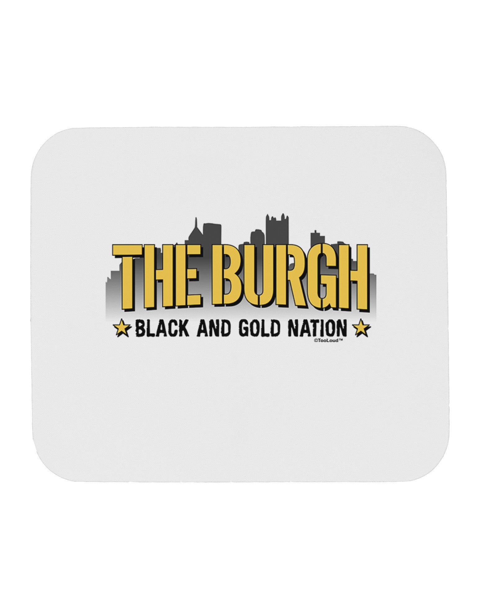The Burgh Mousepad-TooLoud-White-Davson Sales