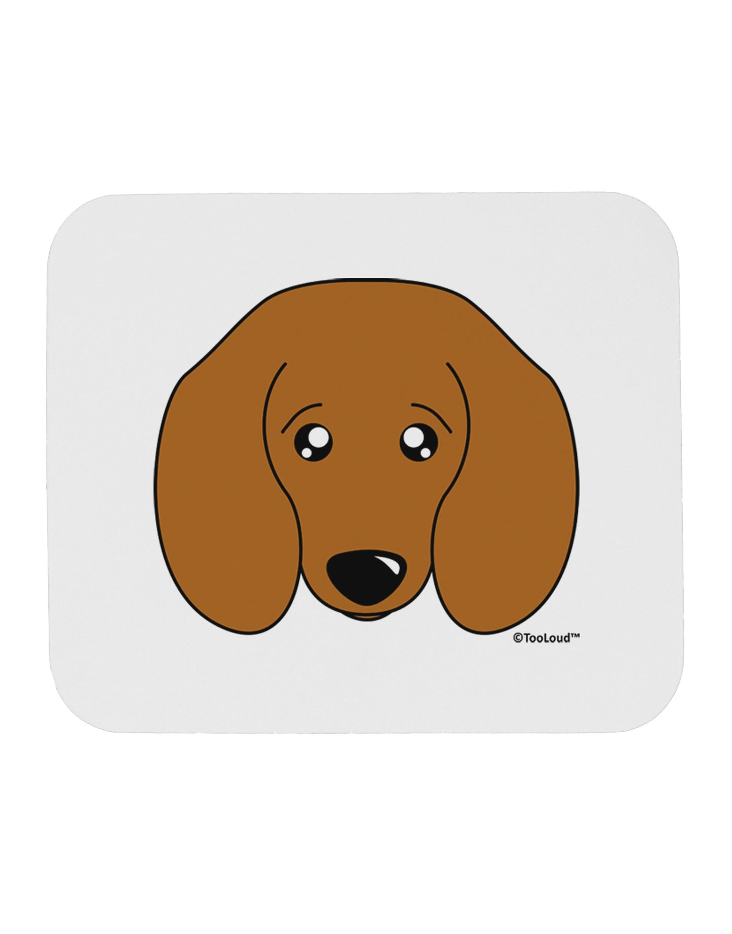 Cute Doxie Dachshund Dog Mousepad by TooLoud-TooLoud-White-Davson Sales