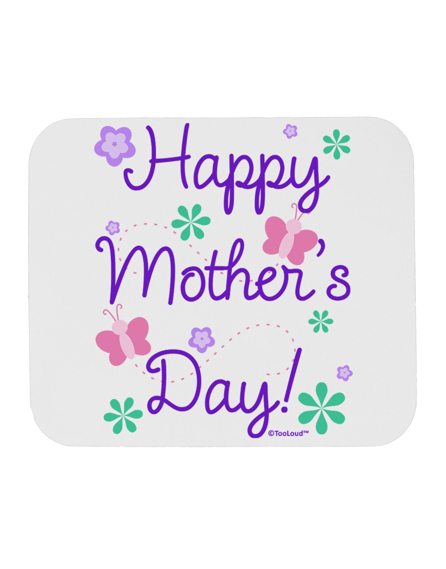 Happy Mother's Day Design Mousepad by TooLoud-TooLoud-White-Davson Sales