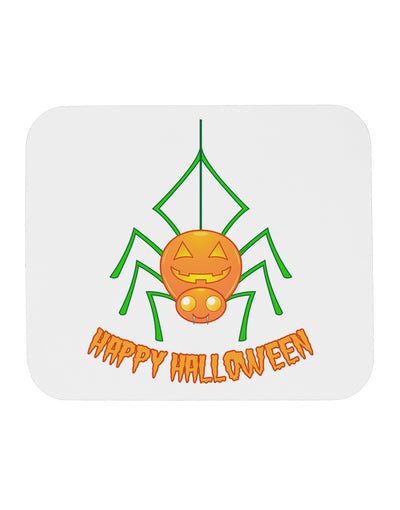 Cute Pumpkin Spider - Happy Halloween Mousepad-TooLoud-White-Davson Sales