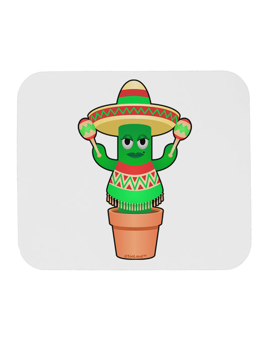 Fiesta Cactus Poncho Mousepad by TooLoud-TooLoud-White-Davson Sales