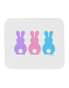 Three Easter Bunnies - Pastels Mousepad by TooLoud-TooLoud-White-Davson Sales