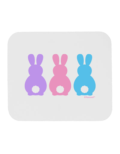 Three Easter Bunnies - Pastels Mousepad by TooLoud-TooLoud-White-Davson Sales