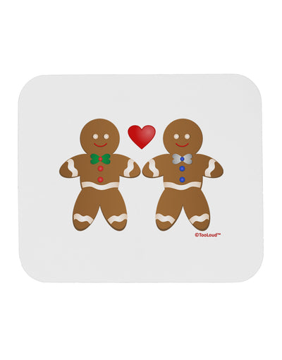 Gingerbread Man Couple Mousepad by TooLoud-TooLoud-White-Davson Sales