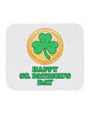 Shamrock Button - St Patrick's Day Mousepad by TooLoud-TooLoud-White-Davson Sales