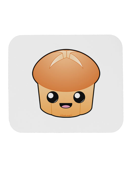 Cute Dinner Roll Mousepad-TooLoud-White-Davson Sales