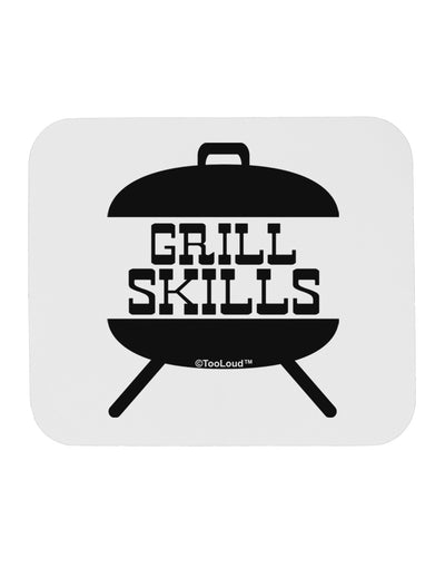 Grill Skills Grill Design Mousepad by TooLoud-TooLoud-White-Davson Sales