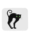 Cute Arched Black Cat Halloween Mousepad-TooLoud-White-Davson Sales