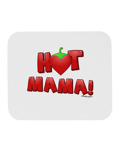 Hot Mama Chili Heart Mousepad-TooLoud-White-Davson Sales