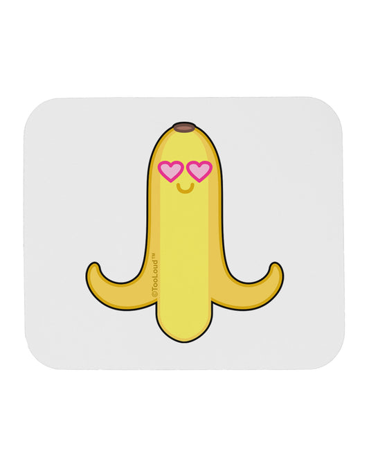 Infatuated Banana - Heart Eyes Mousepad by TooLoud-TooLoud-White-Davson Sales