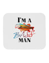 I'm A Bass Man Watercolor Mousepad-TooLoud-White-Davson Sales