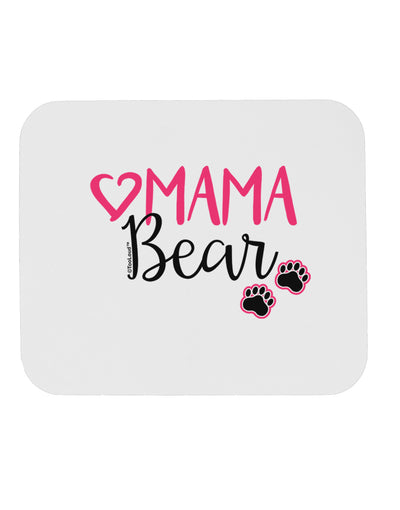 Mama Bear Paws Mousepad-TooLoud-White-Davson Sales