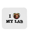 I Heart My Lab Mousepad-TooLoud-White-Davson Sales