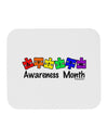 Autism Awareness Month - Colorful Puzzle Pieces Mousepad by TooLoud-TooLoud-White-Davson Sales