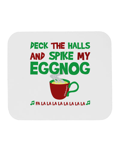 Spike My Eggnog Mousepad-TooLoud-White-Davson Sales