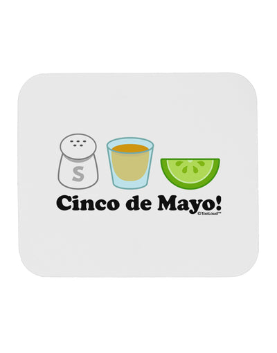 Cinco de Mayo Design - Salt Tequila Lime Mousepad by TooLoud-TooLoud-White-Davson Sales