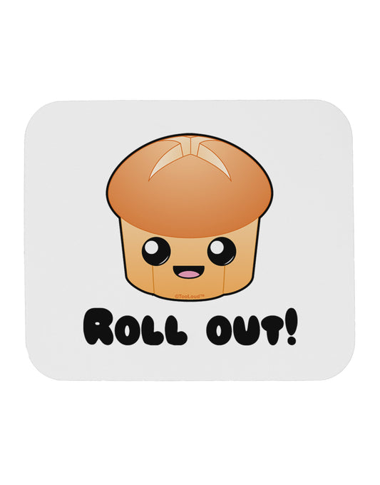 Roll Out Cute Roll Mousepad-TooLoud-White-Davson Sales