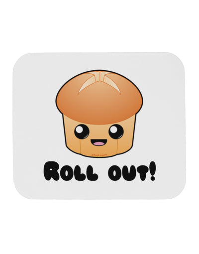 Roll Out Cute Roll Mousepad-TooLoud-White-Davson Sales