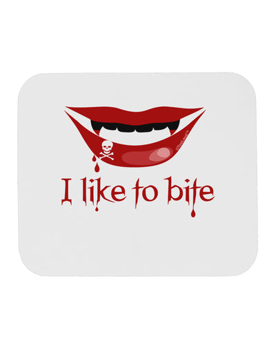 Like to Bite Mousepad-TooLoud-White-Davson Sales