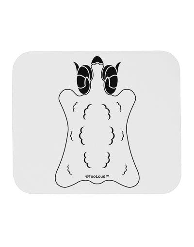 Golden Fleece Black and White Design Mousepad by TooLoud-TooLoud-White-Davson Sales