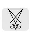 Sigil of Lucifer - Seal of Satan Mousepad-TooLoud-White-Davson Sales