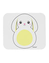 Cute Bunny with Floppy Ears - Yellow Mousepad by TooLoud-TooLoud-White-Davson Sales