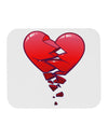 Crumbling Broken Heart Mousepad by TooLoud
