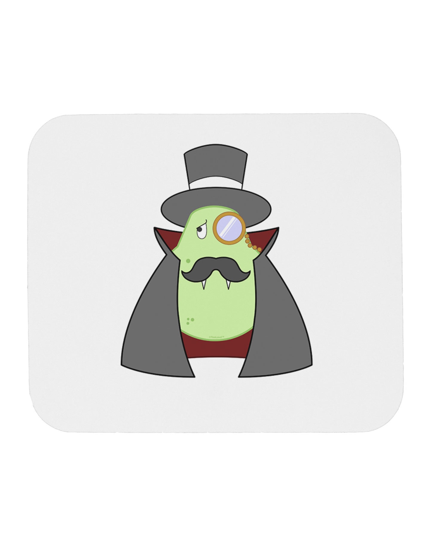 Sir Pearrington Vampire - Cute Fruit Mousepad-TooLoud-White-Davson Sales