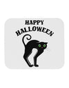 Happy Halloween Cute Black Cat Halloween Mousepad-TooLoud-White-Davson Sales