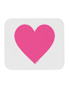 Big Pink Heart Valentine's Day Mousepad-TooLoud-White-Davson Sales