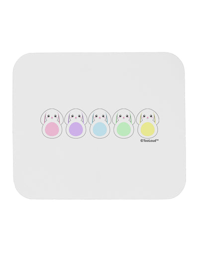 Cute Pastel Bunnies Mousepad by TooLoud-TooLoud-White-Davson Sales