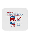 Proud Republican Checkmark Mousepad-TooLoud-White-Davson Sales