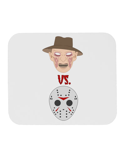 Scary Face Versus Scary Face - Halloween Mousepad-TooLoud-White-Davson Sales