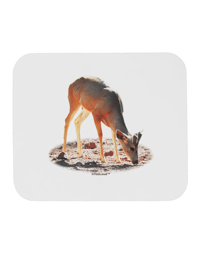 Little Buck Cutout Mousepad-TooLoud-White-Davson Sales