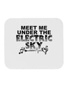 Electric Sky BnW Mousepad-TooLoud-White-Davson Sales