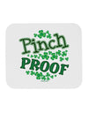 Pinch Proof St Patricks Day Mousepad-TooLoud-White-Davson Sales