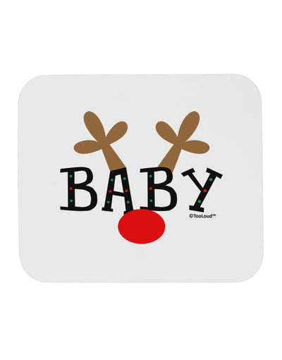 Matching Family Christmas Design - Reindeer - Baby Mousepad by TooLoud-TooLoud-White-Davson Sales