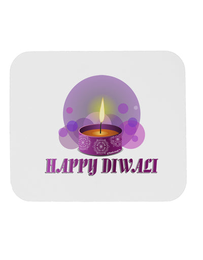 Happy Diwali Purple Candle Mousepad by TooLoud-TooLoud-White-Davson Sales