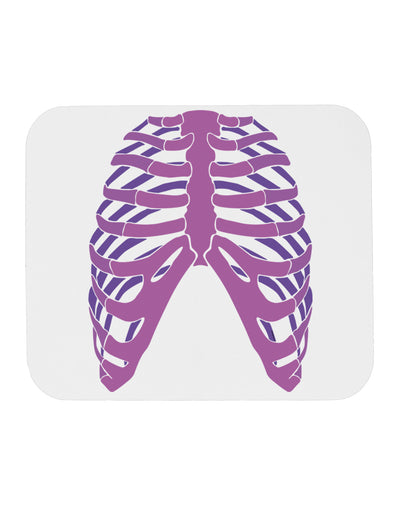 Human Purple Skeleton Bones Ribcage Mousepad-TooLoud-White-Davson Sales