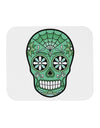 Version 5 Green Day of the Dead Calavera Mousepad-TooLoud-White-Davson Sales