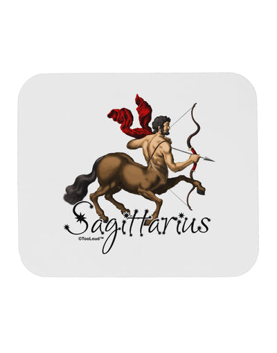 Sagittarius Color Illustration Mousepad-TooLoud-White-Davson Sales