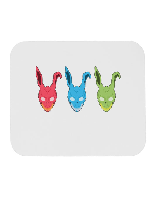 Scary Bunny Tri-color Mousepad-TooLoud-White-Davson Sales